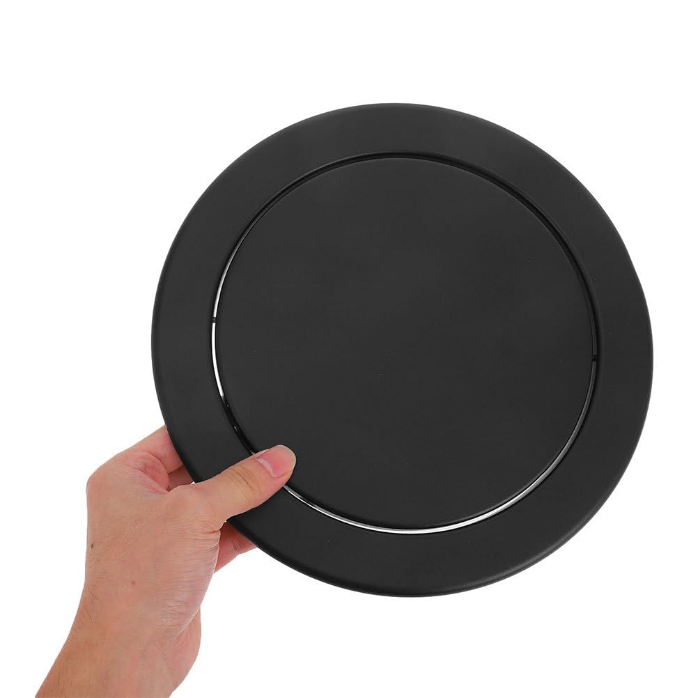 Edelstahl Eingebauter Mülleimerdeckel Mit Schwingdeckel 9.92X9.92X1.30In Für Küchenarbeitsplatte Und Badezimmer Platzsparend Für Hotelzimmer Und Haushalt