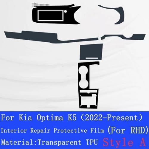 Film TPU anti-rayures boîte de vitesses Kia Optima K5 22 - 2
