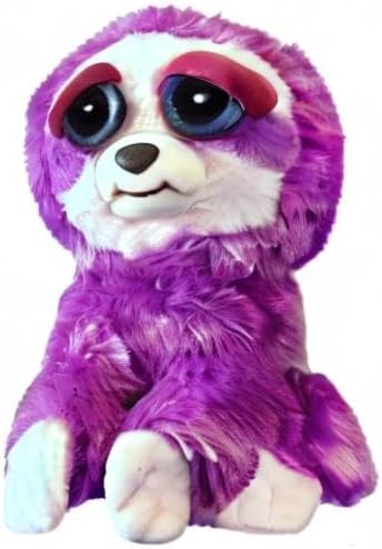 Feisty Pets Plush Purple Sloth-Lightningbolt Lucy