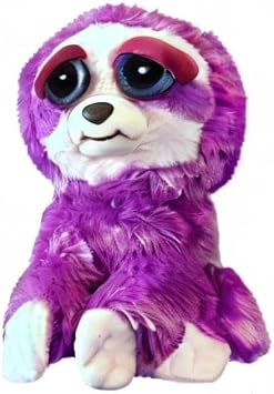 Feisty Pets Plush Purple Sloth-Lightningbolt Lucy