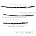40.55-Inchs Katana Sword,Anime Roronoa Zoro Shusui,Cospaly Samurai Sword Handmade
