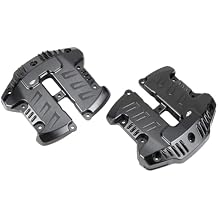 غطاء محرك POWER JAMES Black Aluminium Rocker Box، متوافق مع Harley Davidson 2018-2025 Softail، Touring 103/107/114/117 مع موديلات M8