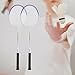 FytStycale Badminton Equipment Set with 2 Rackets for Adults and Teens, Blue,