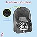 J.L. Childress Gate Check Travel Bag for Car Seats - Car Seat Travel Bag for Airplane, Fits All Baby & Infant Carriers, Airport Accessories for Gate Check, Flying Essentials, AirTag Compatible - Black