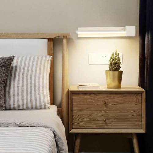Applique Murale Long Tube Finition Blanche avec Éclairage Design Led - 7