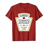 Ketchup Condiments Couples and Group Halloween Costumes T-Shirt