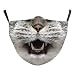 Produktbild SHUANGA Mundmaske Atmungsaktive Einstellbare Cartoon Nette Anti Staubmaske für Baumwolle Masken Sonnenschutzstaubdicht Warm Maske Soft Skin freundliche Schutzhülle Face Cover