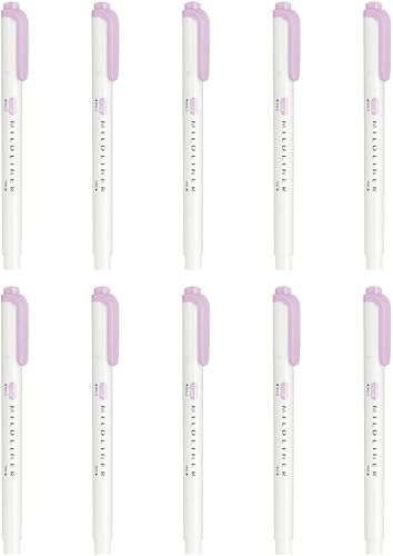 Vista 31 de Zebra Mildliner B-WKT7-MDB Resaltador, azul oscuro, 10 piezas azul (oscuro),Beige,Azul Verde,Crema,gold,Verde,Caléndula,Azul ahumado,Amarillo