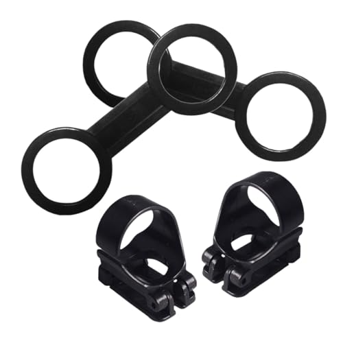 Clips para snorkel reutilizables soporte de silicona flexible para correas de mascara de buceo