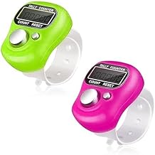 5-Digit Tally Counter Finger Ring -2 Pcs | Counter for Chanting Mantra Jaap | Finger Clicker Counting Machine for Cricket Umpire and Various Purpose