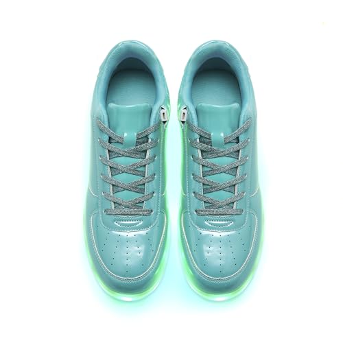 Image of Unisex LED Shoes - Fashion Light Up Sneakers, Breathable USB Charging Glowing Luminous LED Shoes for Men Women