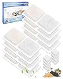 MyfatBOSS 8+8 Pack Dog Water Fountain Filter for Large Dogs, Compatible with ECOCONUT 3.4Gal/13L Pet Fountains, Carbon Filters and Sponge for Pet Water Bowl, Stainless Steel Dog Fountain Filters