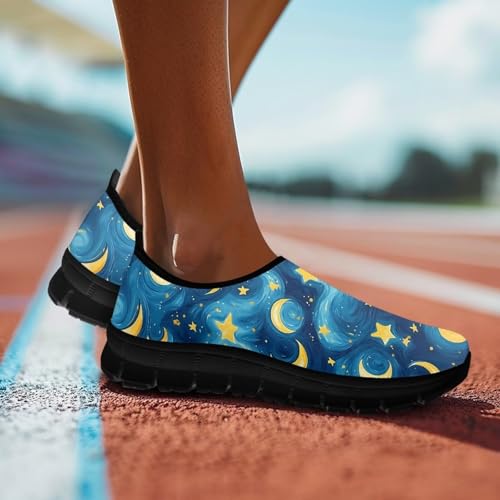 Image of Women's Loafers Slip On Slip Shoe Casual Walking Shoes Non Slip Work Shoes Mesh Athletic Sneakers