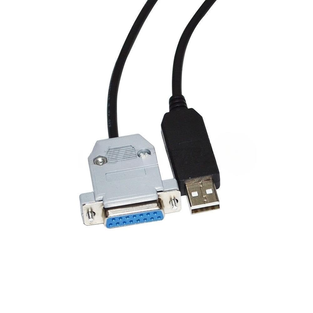 FT232RL USB to DB15 Female Serial Communication Cable 1.8 Meters for Dahua Weighbridge/Electronic Weighing Connected to PC
