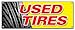 Used Tires Banner Sign Tires Sale Sell Wheels Wheel Rim Rims Rubber Tread rain Slick wear Signs
