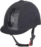 Glattes Gefühl HKM Star Reithelm schwarz 54-56 cm