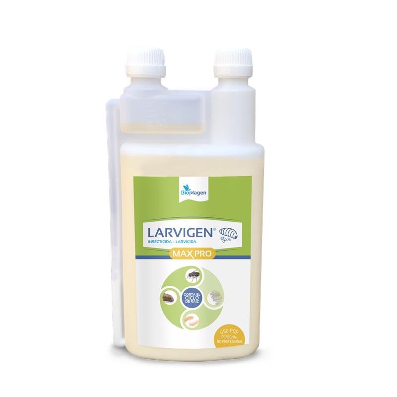 Larvigen MAX PRO, Insecticida larvicida, Insecticida con efecto en todas las fases del ciclo de vida, Larvicida de acción prolongada + Adulticida de choque, Formato 250 ml