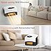 GiveBest Smart Wall Heater, 1500W Electric PTC Space Heaters for Indoor Use, Adjustable Thermostat, Remote Control, Compatible with Alexa, 24H Timer Heat for Bedroom Office Home Garage RV