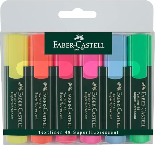 Faber Castell Classic Highlighter Wallet Of 6 Green