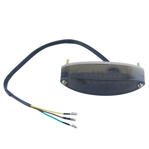 Motorcycle Rear LED Tail Brake Stop Light Number Plate Light Brake Bike 28 LED