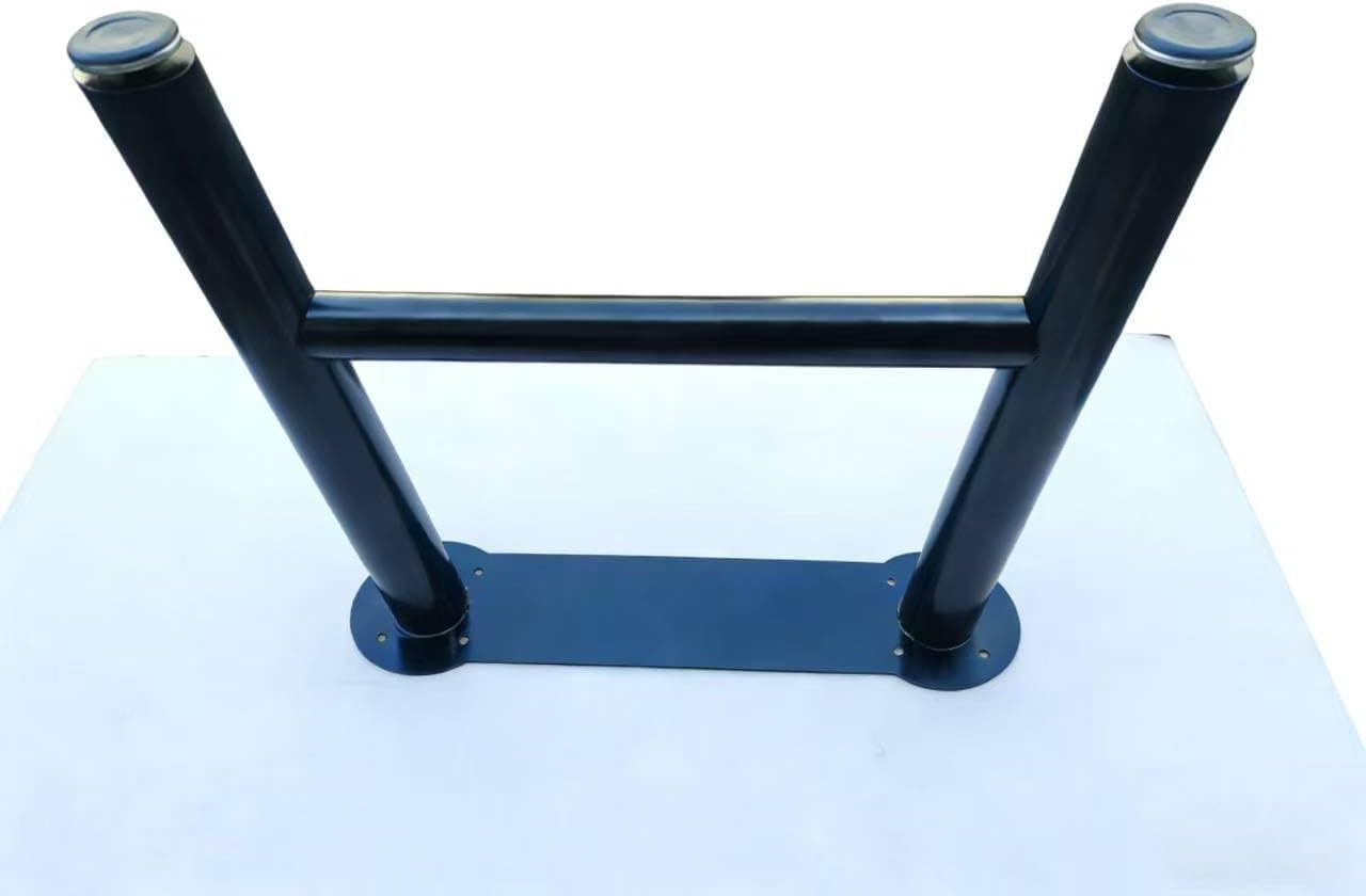 Heavy Duty Metal Desk Legs for Dining Table Coffee Table and Bench Industrial Black Metal Table Legs for DIY Furniture Perfect for Home Office and Modern Decor (28 * 24)
