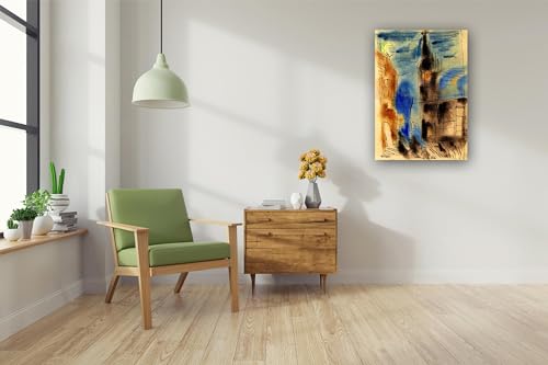Tableau abstrait Church Square impression sur toile déco 40x56cm - 4