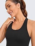 CRZ YOGA Women's Butterluxe Workout Vest Tops Racerback Gym Yoga Tank Tops Lightweight Sleeveless Breathable Sports Shirts Black 10 - Image 5