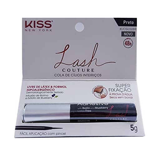 KISS NY COLA LASH COUTURE - PRETO, Kiss New York, PRETO