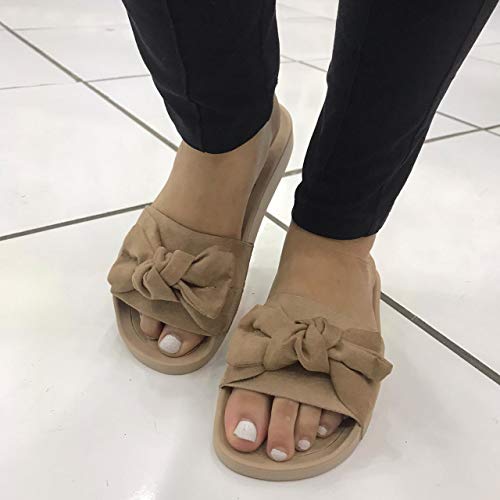 Chinelo Moleca Slide Com Laço 5414.104 Feminino Preto