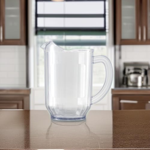 Carlisle FoodService Products Versapour Clear Pitcher Tall Pitcher for Restaurants, Catering, Kitchens, Plastic, 60 Ounces, Clear, (Pack of 6) by Carlisle FoodService Products - Image 5