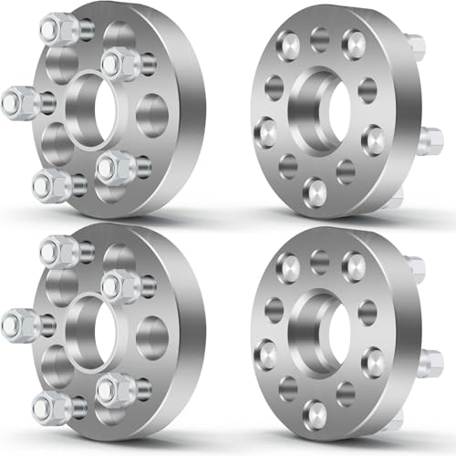 ECCPP 4PCS 5 Lug 1' Hubcentric Wheel Adapters change bolt pattern from 5x100mm to 5x114.3mm 56.1mm fit for 1990-2014 for Subaru Legacy| 2000-2014 for Subaru Outback