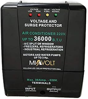 Voltage Surge Protector Split A/C brownout & Refrigerators/Water Pumps 6600W / 36000BTU /