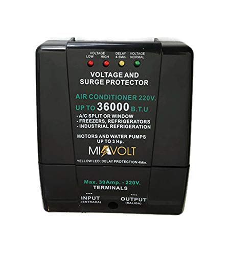 Voltage Surge Protector Split A/C brownout & Refrigerators/Water Pumps 6600W / 36000BTU /