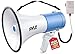 Pyle Megaphone Speaker PA Bullhorn with Built-in Siren - 50 Watts Adjustable Volume Control and 1200 Yard Range - Ideal for Football, Baseball, Basketball Cheerleading Fans & Coaches or for Safety Drills (PMP50)