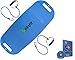 Solofit Balance Board-Fitness Board for Abs, Legs, Core, Back and Shoulders Workout-Yoga Twist Board with Resistance Tubes for Toning, Strengthening, Weight Loss + Instructions–Fit Board for Exercise