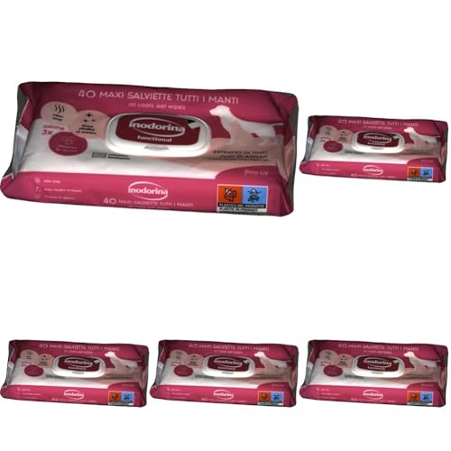 Inodorina extra Refresh-Tücher ‎40 Stück (5er Pack)