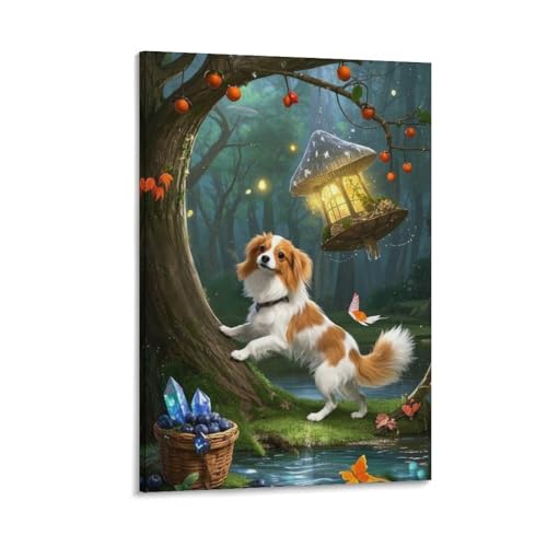 Decoration murale image sur toile papillon tableau salon et chambre 40x60