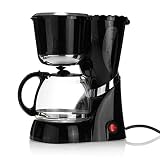 600ML Drip Coffee Machine Electric Black Hourglass Making Coffee Shop Tea Multifunction 220-240V 550