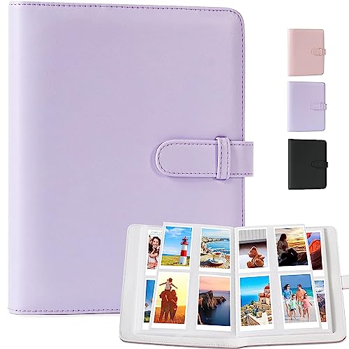 Album Fotografico a 128 Tasche Foto Per 3 pollici Film Fujifilm Instax Mini 8 Mini 25 Mini 11 Mini Link Sp-1-Drucker Polaroid Snap Pic-300 z2300 viola