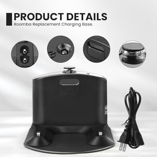 Roomba Charger Roomba Charging Dock Replacement for iRobot Roomba E5 E6 j6+ by ZTHY - Image 2
