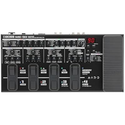Multiefectos de guitarra BOSS ME-90 | Procesador de guitarra todo en uno | 11 modelos de ampli AIRD integrados | 60 efectos procedentes del GT-1000 | 8 conmutadores de pedal multifunción | Ya disponible en tu tienda friki favorita! En mundofriki.es!