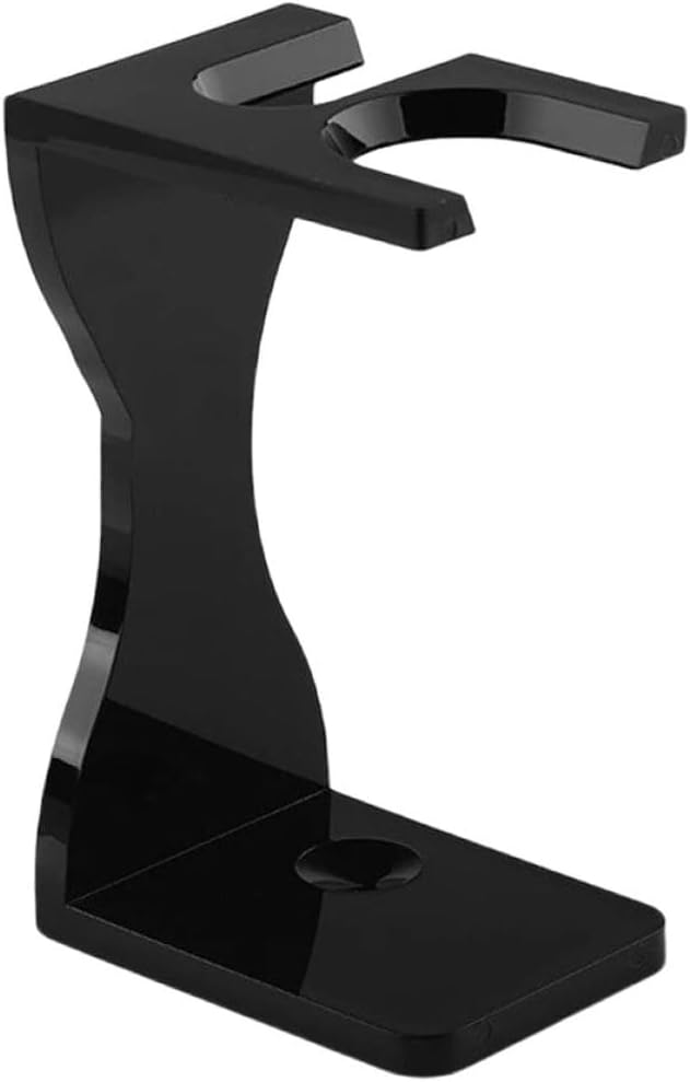 Bathroom shaving brush stand acrylic holder men's razor organizer and shaving brush display stand