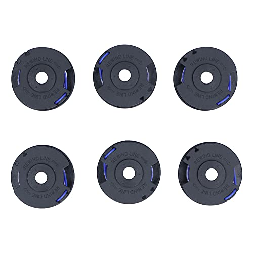 Dauerhaft Replacement Spool, 6Pcs Fast Cutting Trimmer Spool Grass Trimmer Spool For 18/24/40V #TOP4