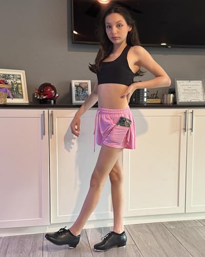 Stelle Tap Shoes for Girls Boys Lace Up PU Leather Dance Shoes for Little Kid/Big Kid2