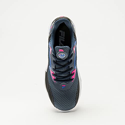 Tênis Fila Punch, Feminino, Marinho/Rosa Flúor/Royal, 37