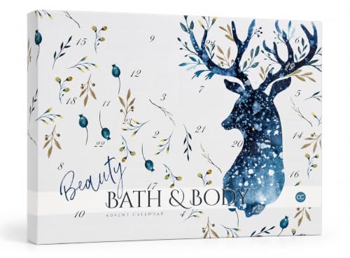 Calendrier de l'avent beauté pour les femmes - Bien-être, soin du corps et maquillage - Calendrier de Noël...