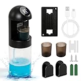 600ml Automatischer Mundwasser Spender, Mundwasser Spender Automatisch, Mundspülung Magnetische Auslauftechnologie Wandbefestigung Badezimmer, USB-Aufladung Elektrisch