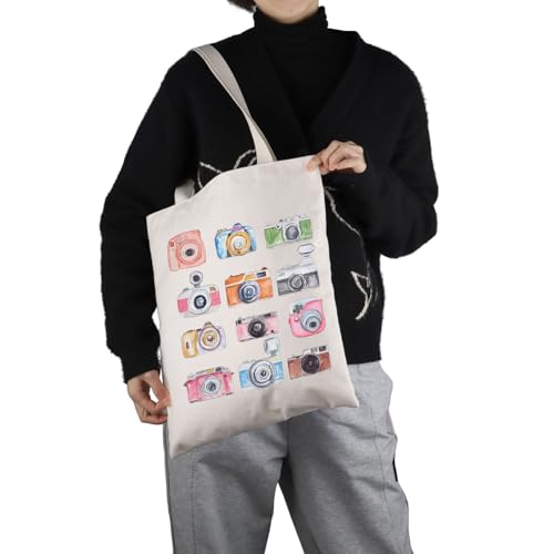 Bolso Tote Vintage para fotógrafos y amantes de cámaras miniatura 6