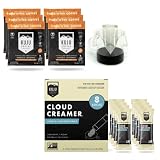Kuju Coffee Premium Pour Over Individual Coffee Packets and Cloud Creamer Bundle - Backpacking, Trav