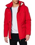 Material: 100% poliéster Helly Hansen Parka para hombre 1877, Hombre, Chaqueta para hombre., 53333, rojo, xx-large